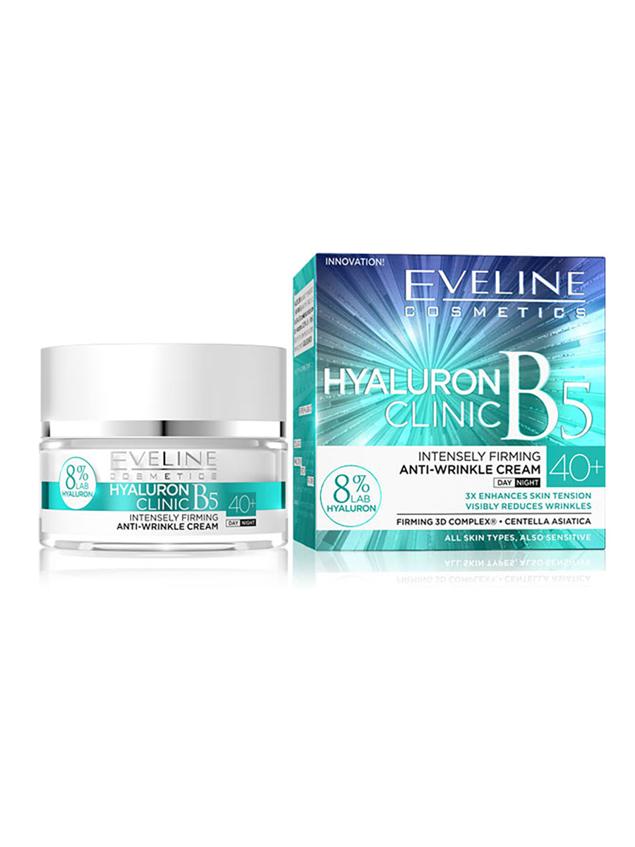 Eveline 40+ New Hyaluron Firming Wrinkle Filler Cream Day & Night 50ml