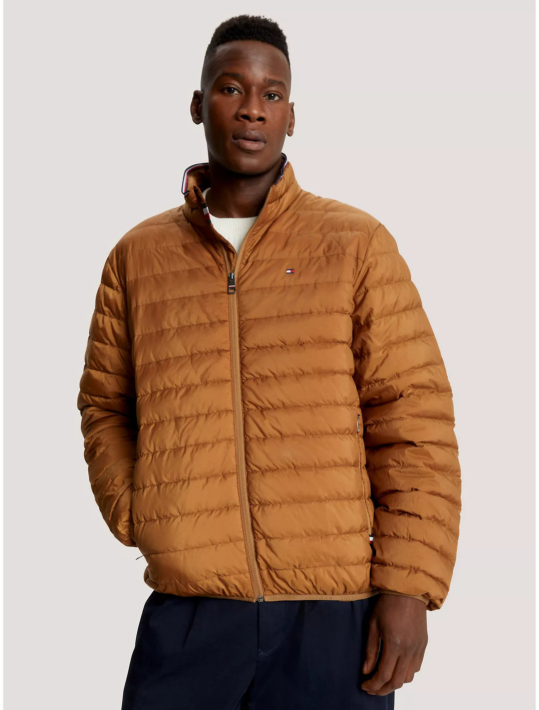 Gold tommy hilfiger shop jacket