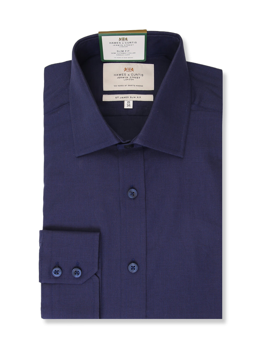 H & C Mens L/S Plain Formal Shirt SSPHE 907