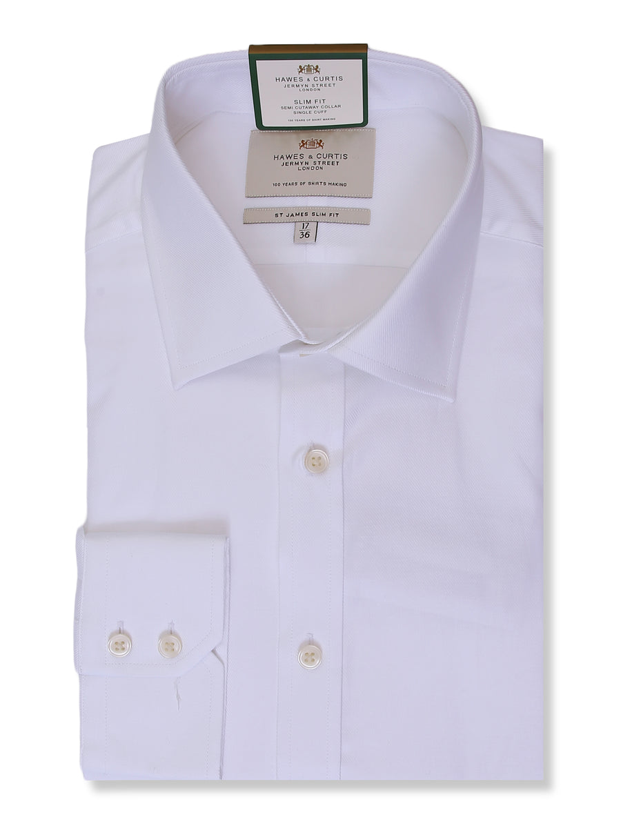 H & C Mens L/S Textured Formal Shirt SSPIA221