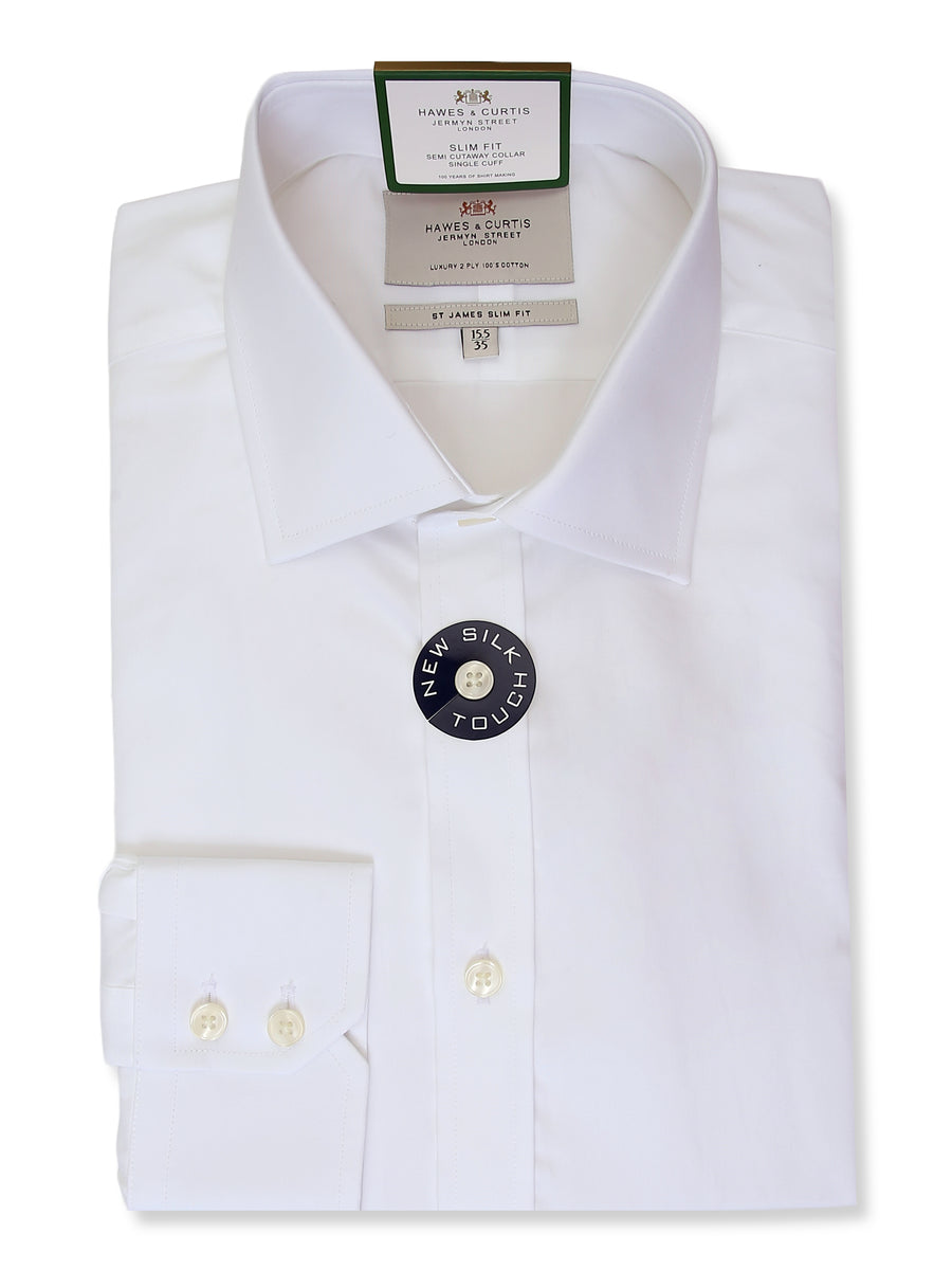 H & C Mens L/S Plain Formal Shirt SSPGD305