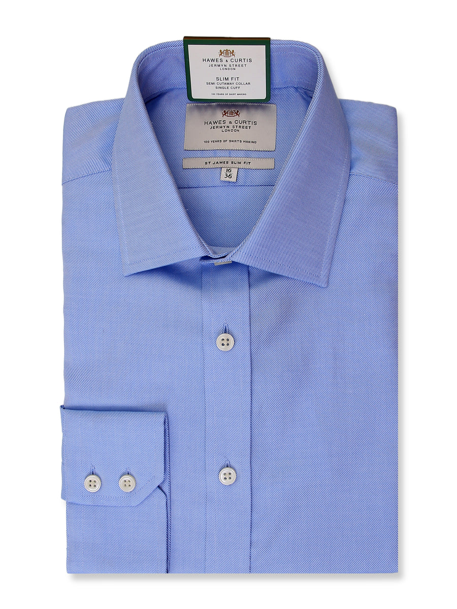 H & C Mens L/S Textured Formal Shirt SSPIC903