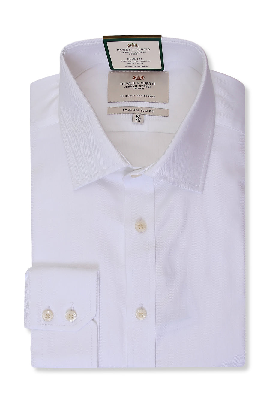 H & C Mens L/S Heringbons Formal Shirt SSPGA922