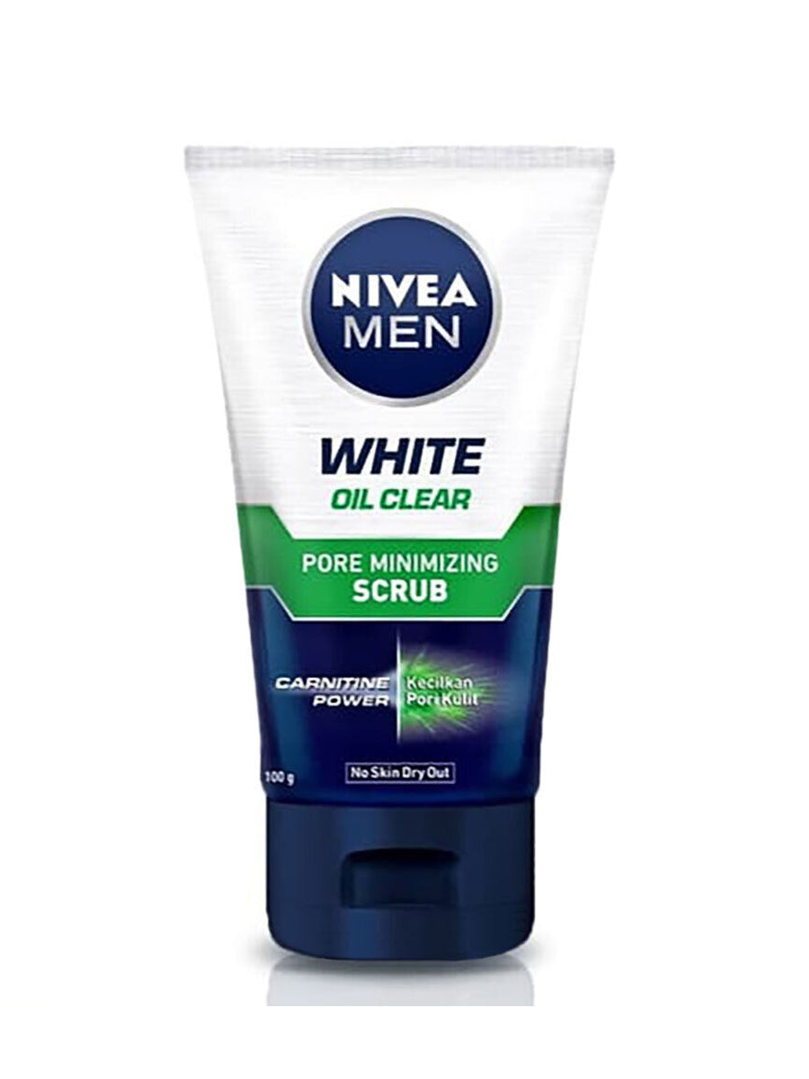 Nivea Men Whitening Oil Clear Facial Scrub 100ml