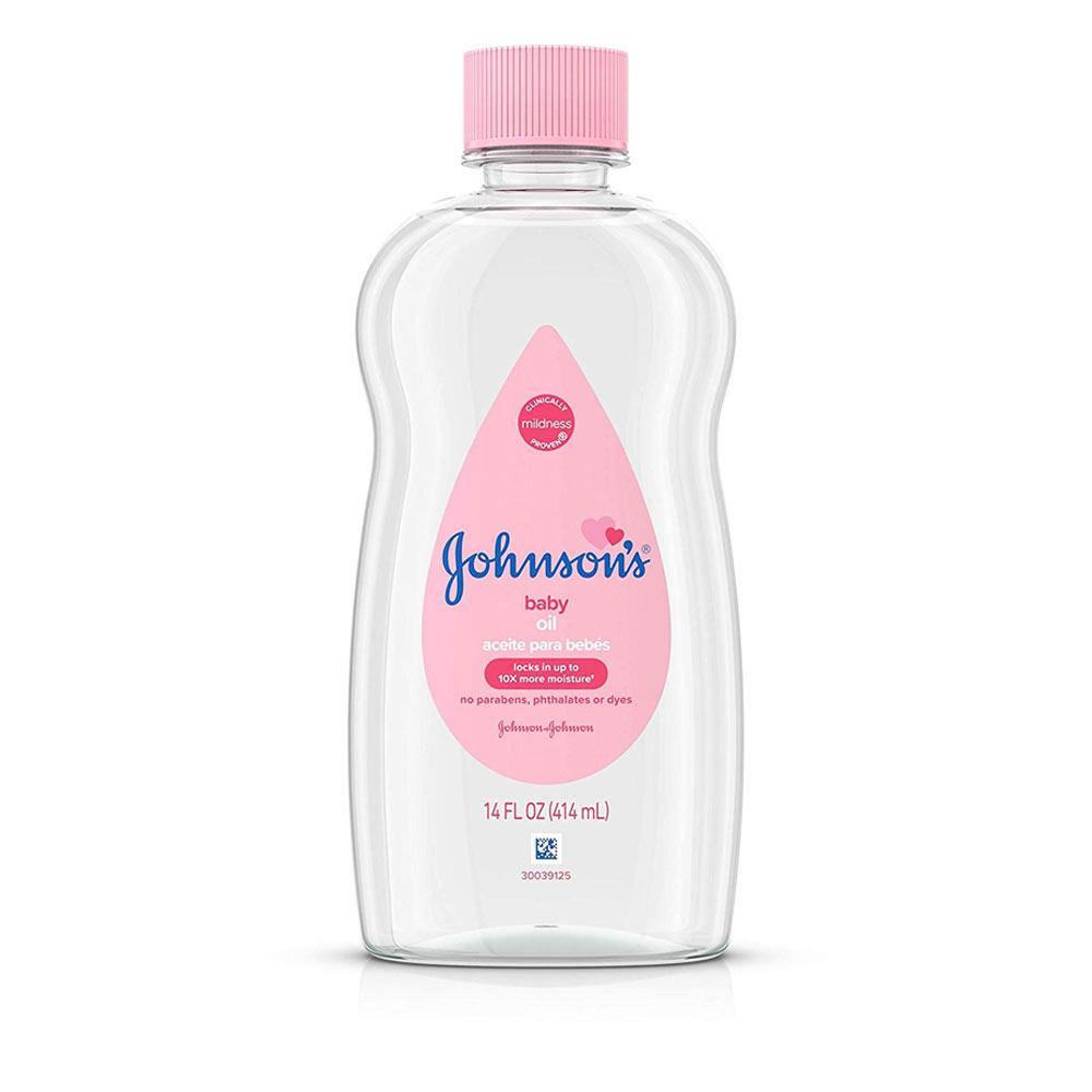 Johnsons Baby Oil Pink 414ml (A)