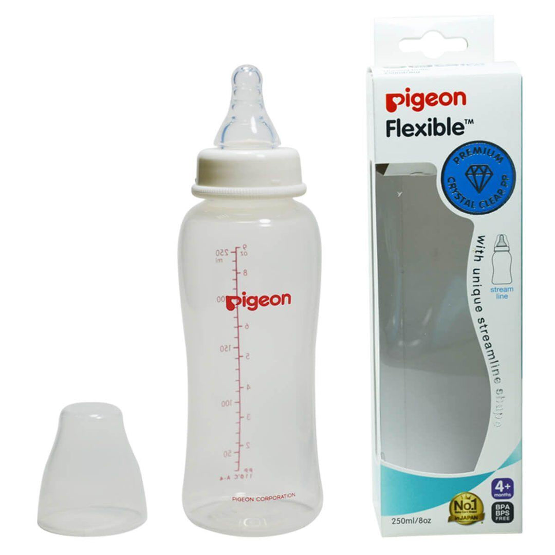 Pigeon Baby Prestilatic Nipple Nursing Bottle 4,5M 240ml 8oz A484 (772) (A)