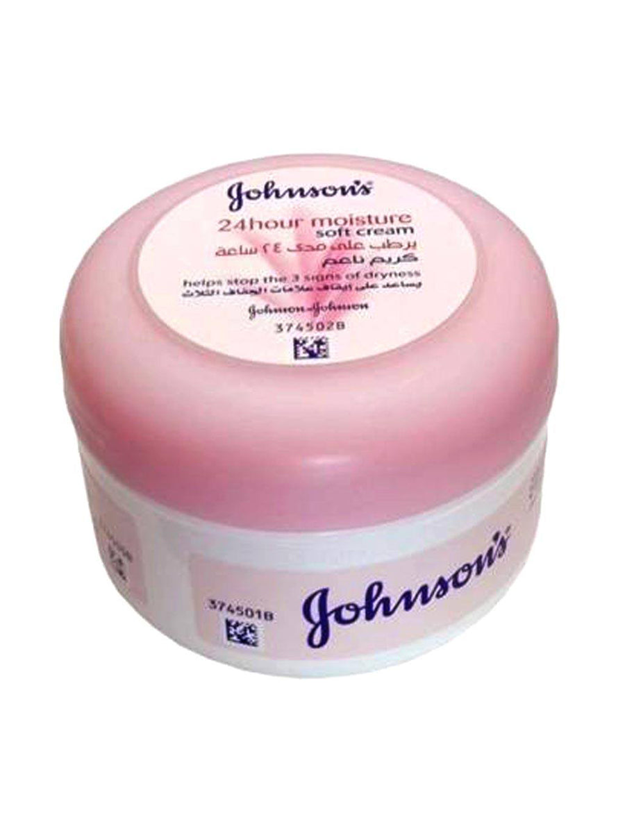 Johnsons Baby 24 Hour Moisture Soft Cream 200ml (S-21)