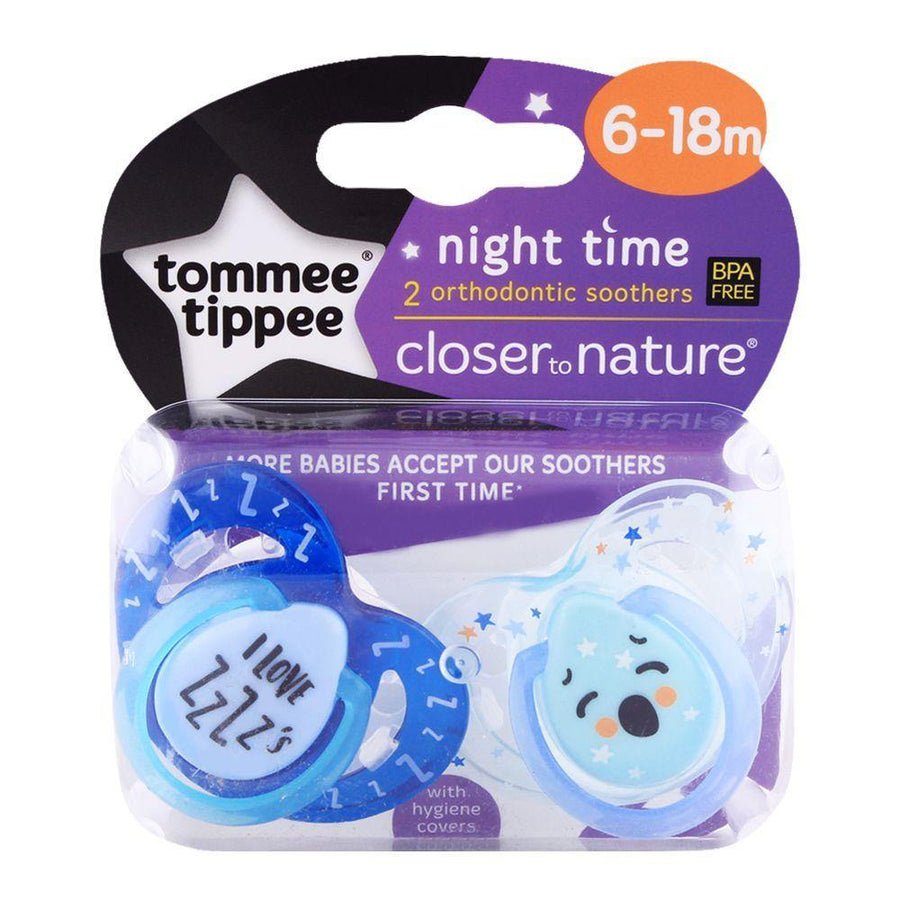 TT Baby Night Time Soother 2 Pack W/C 6-18M 433374/38 (Purple) (A+)