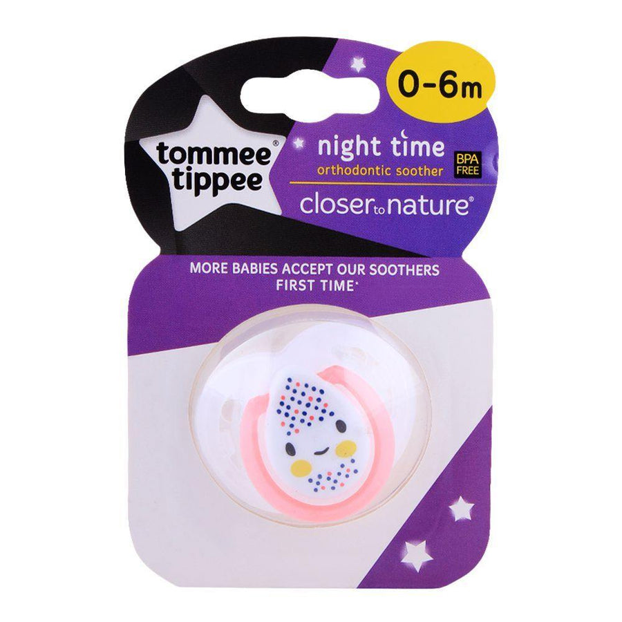 TT Baby Night Time Soother Single Pack W/C 0-6M 433370/38 (Purple) (A+)