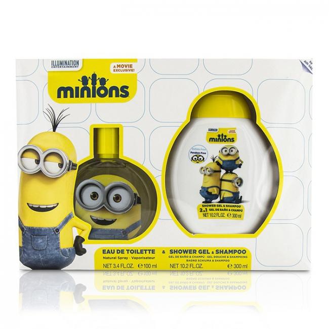 Airval Minions EDT 100ml Perfume With 2 in 1 Gel & Shampoo 6358 (SB) (A)