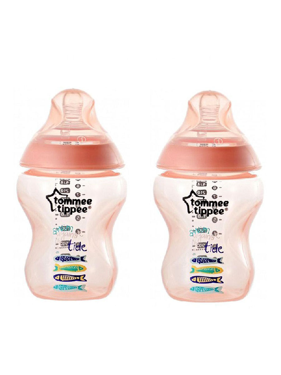 TT Baby Decorated Bottle 0m+ 260ml 2-pack 422587/38 (DC)