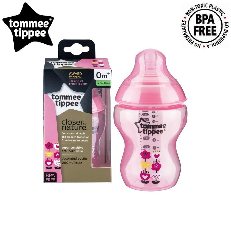 TT Baby Decorated Bottle 0m+ 260ml 422571/38 (A+)
