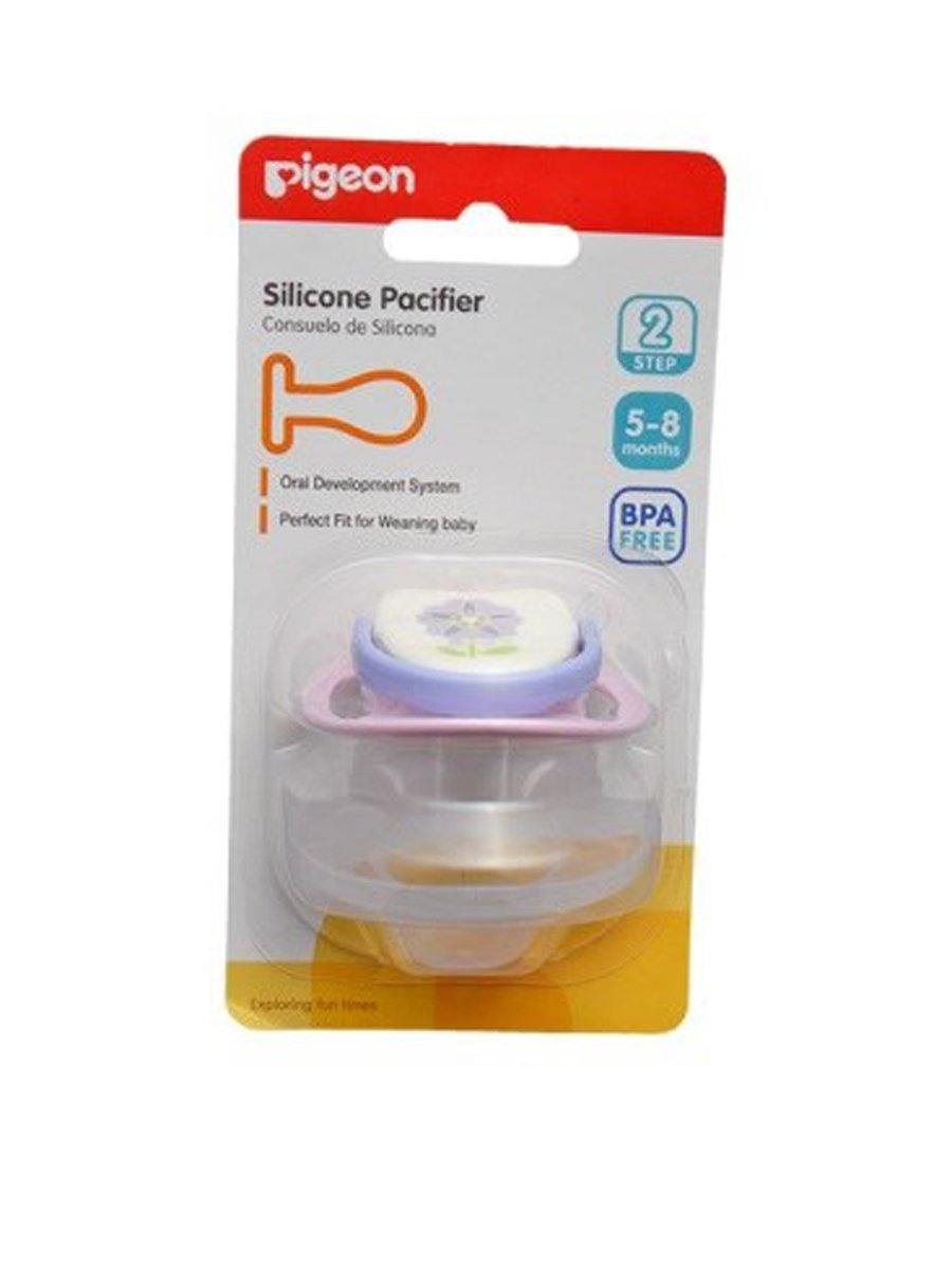 Pigeon Baby Silicone Pacifier Step 2 Purple N13686 (A)