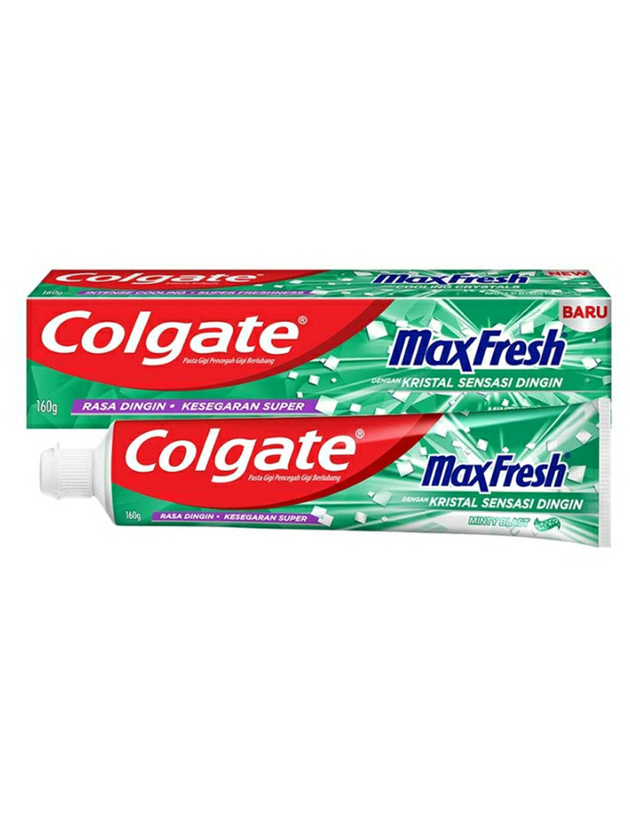 Colgate Max Fresh Kristal Sensasi Dingin Tooth Paste 160Gm