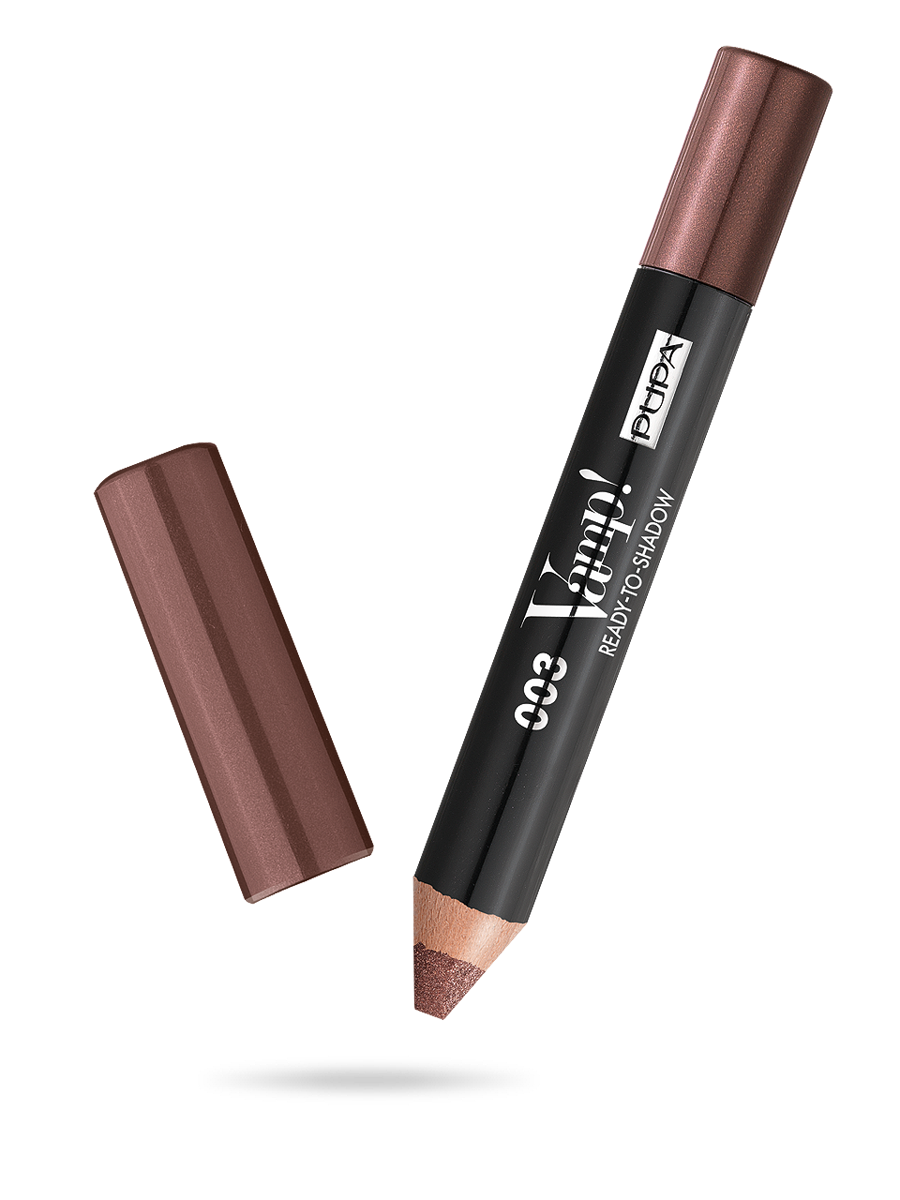 Pupa Vamp! Ready-To-Shadow Jumbo Eyeshadow Pencil Fast Application - Chocolate