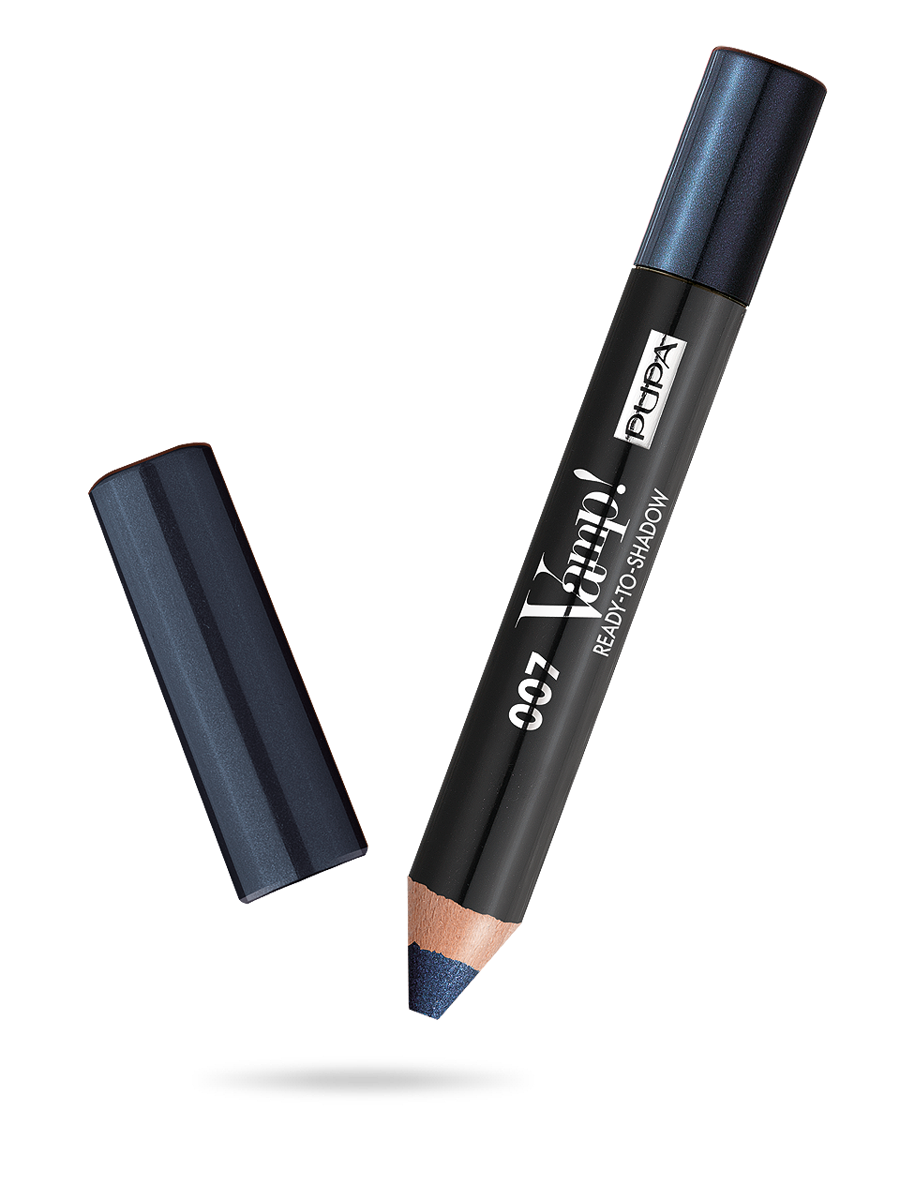 Pupa Vamp! Ready-To-Shadow Jumbo Eyeshadow Pencil Fast Application - Smoky Blue
