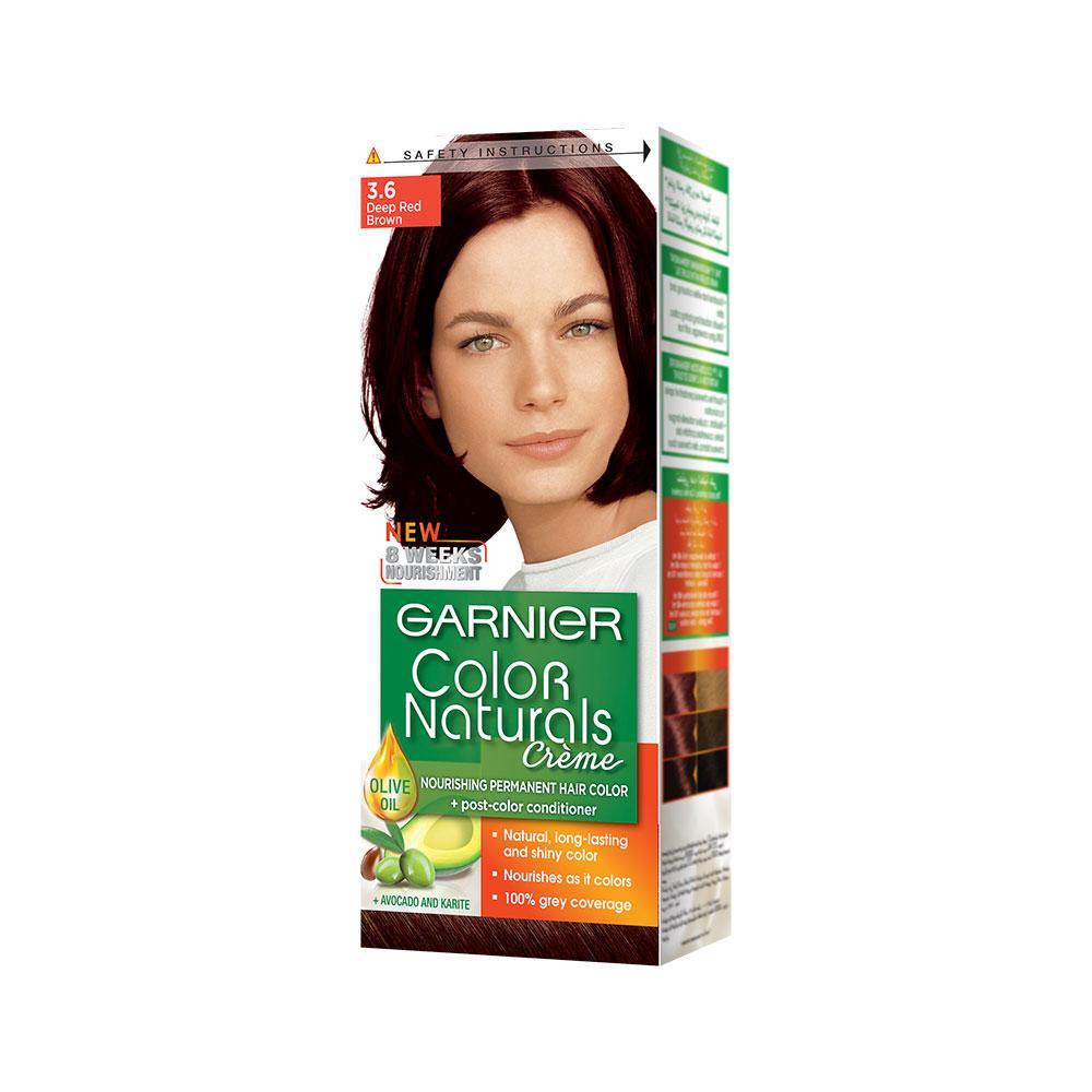 Garnier HairColor Color Naturals No.3.6 (Deep Red Brown)