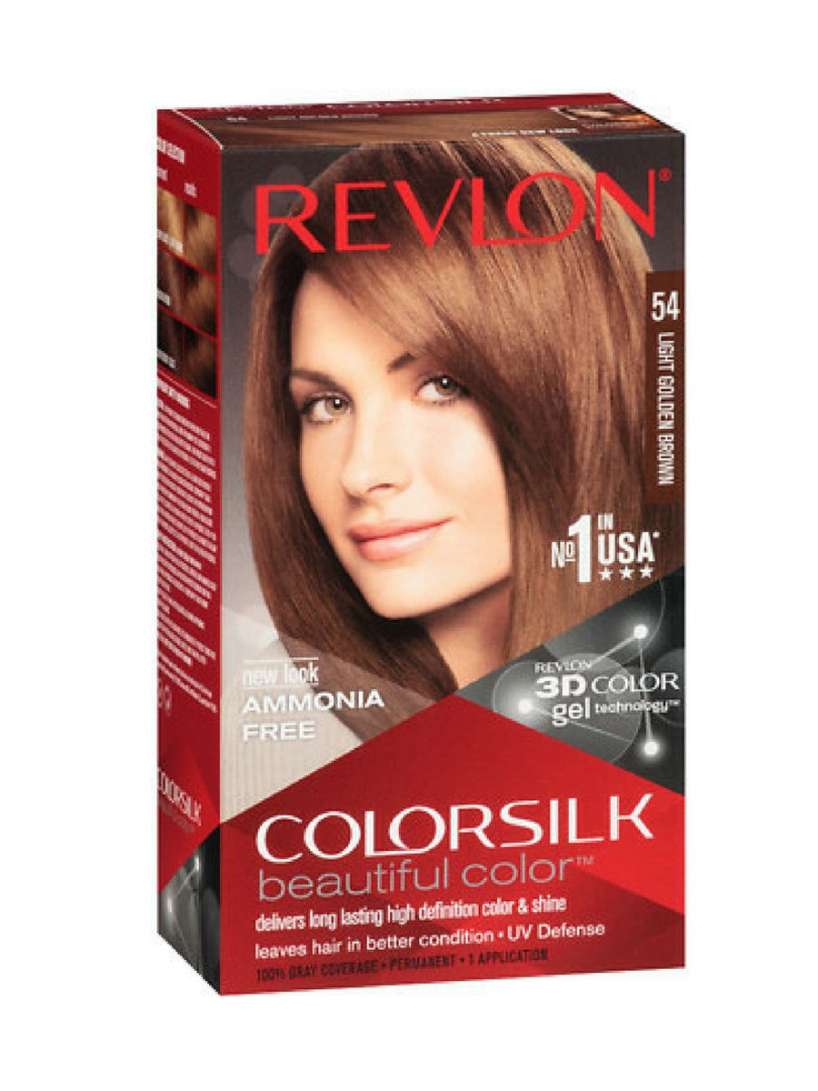 Revlon Hair Color Color Silk No. 54 (LIGHT GOLDEN BROWN)