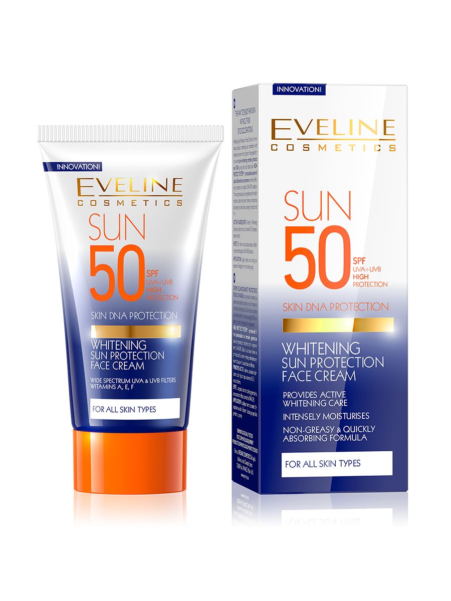 Eveline Sun care Whitening Face Cream SPF50 50ml