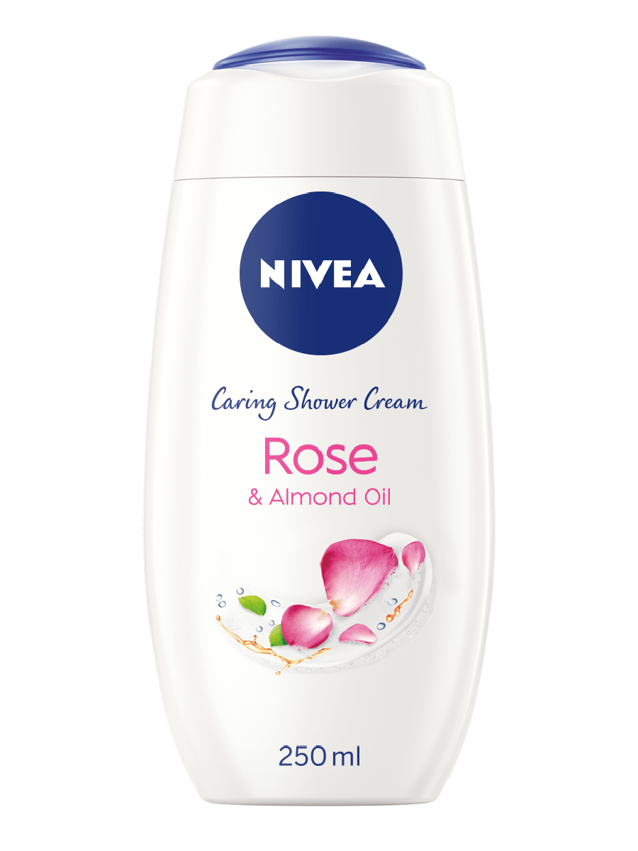 Nivea Caring Shower Cream Rose and Almond Oil 250ml