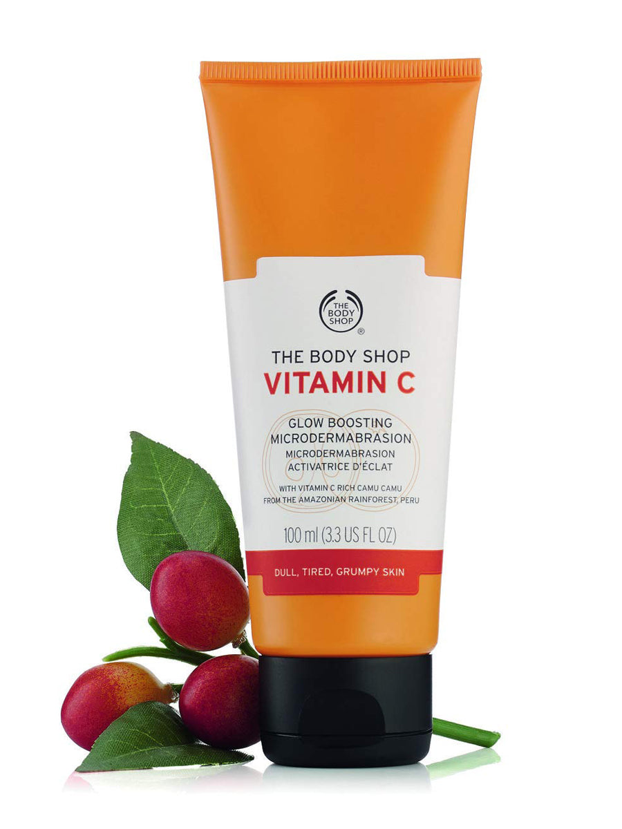 The Body Shop Vitamin C Glow Boosting Microderma Brasion Cream 100Ml