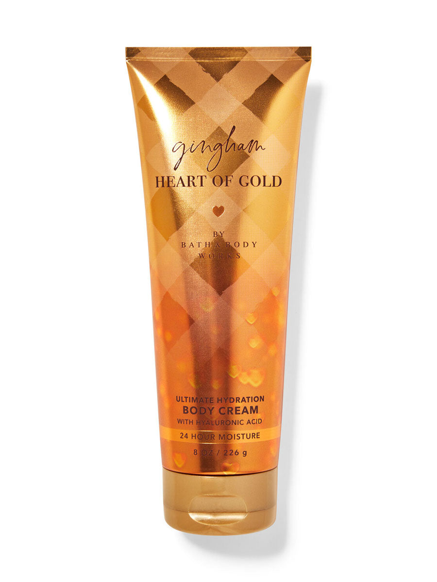 Bath & Body Works Gingham Heart Of Gold Body Cream 226ml