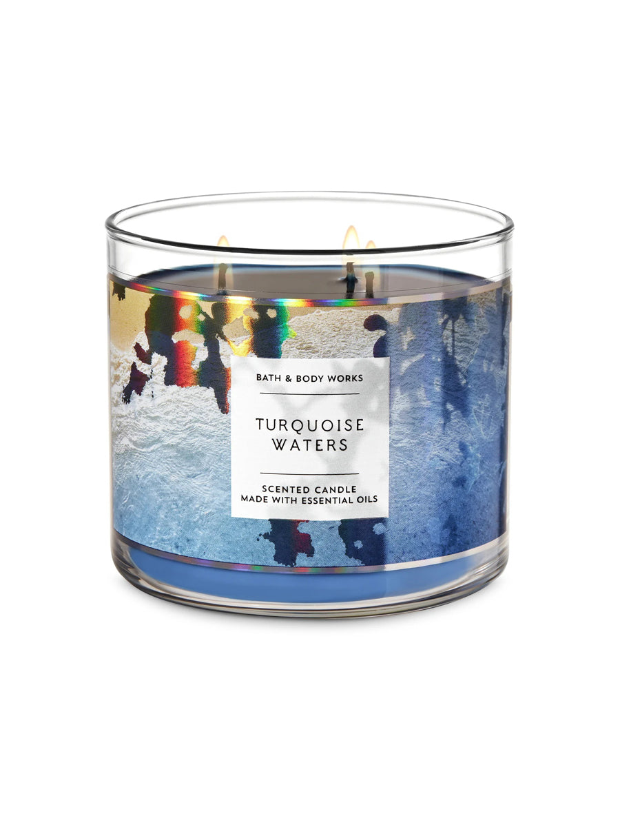 Bath & Body Works Turquoise Waters Candle 411G