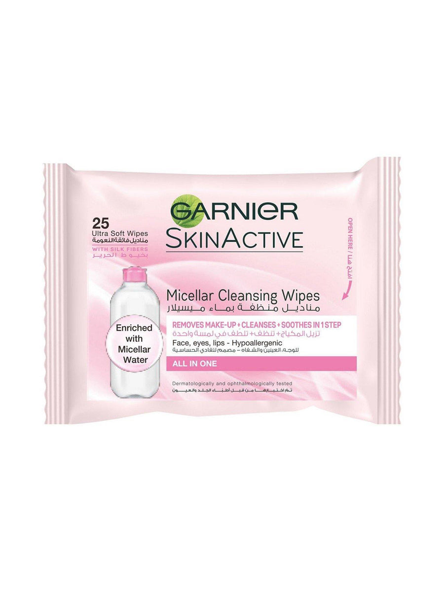 Garnier Micellar Cleansing Wipes 25pcs