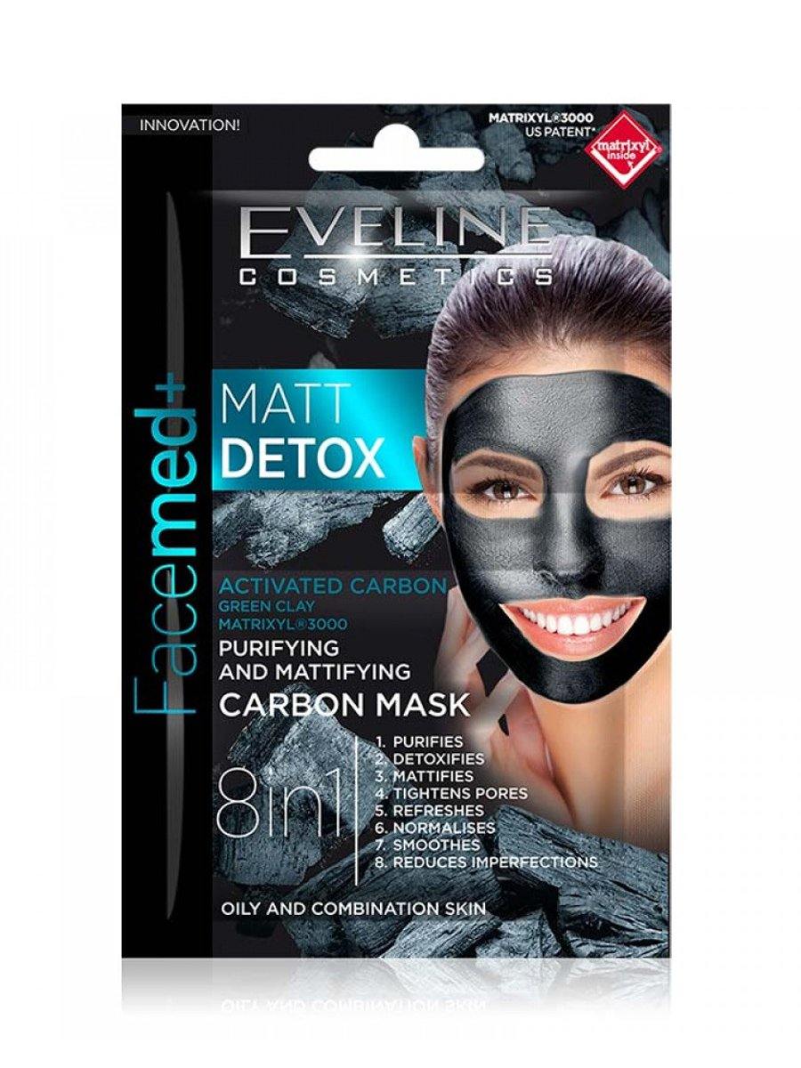 Eveline Facemed Matt Detox Carbon Mask 5ml