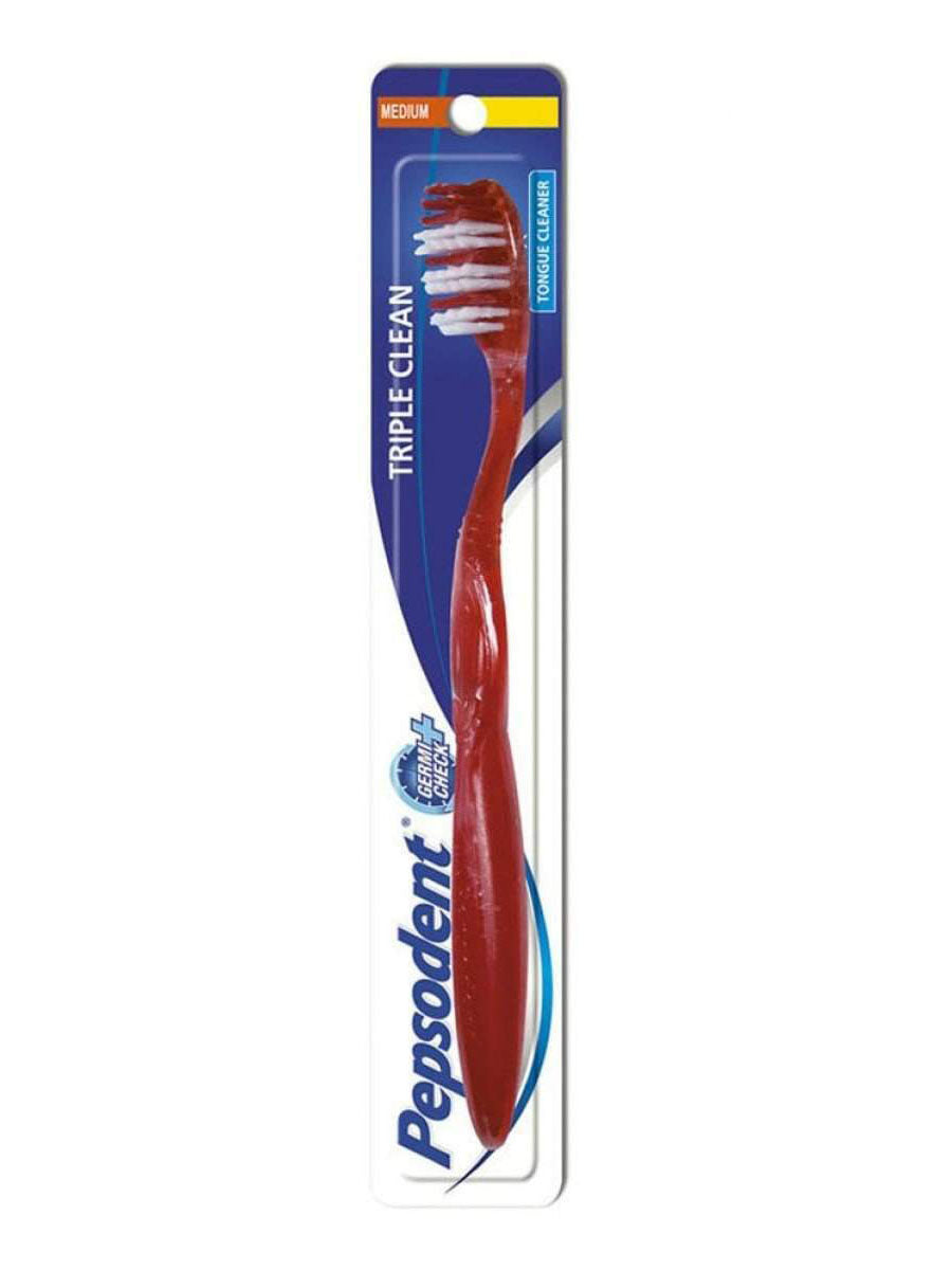 Pepsodent Triple Clean Medium Tooth Brush