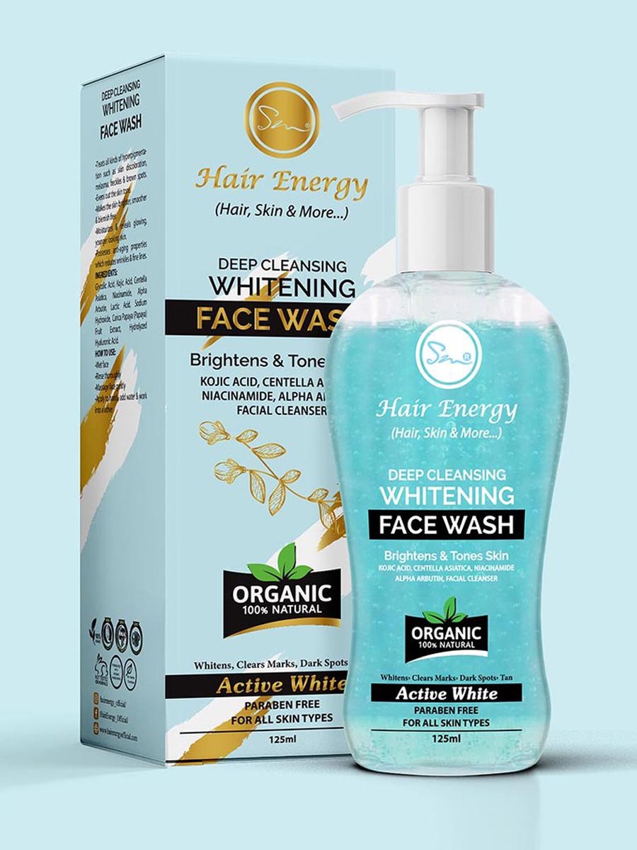 Hair Energy Deep Cleansing Face Wash Whitening 125ml