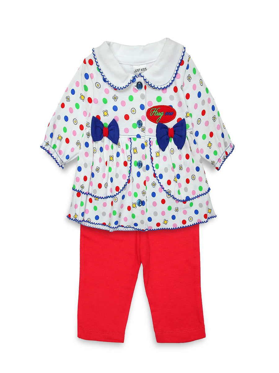 Imp Girls 3pcs L/S Tight Suit With Bow #56 (W-20)