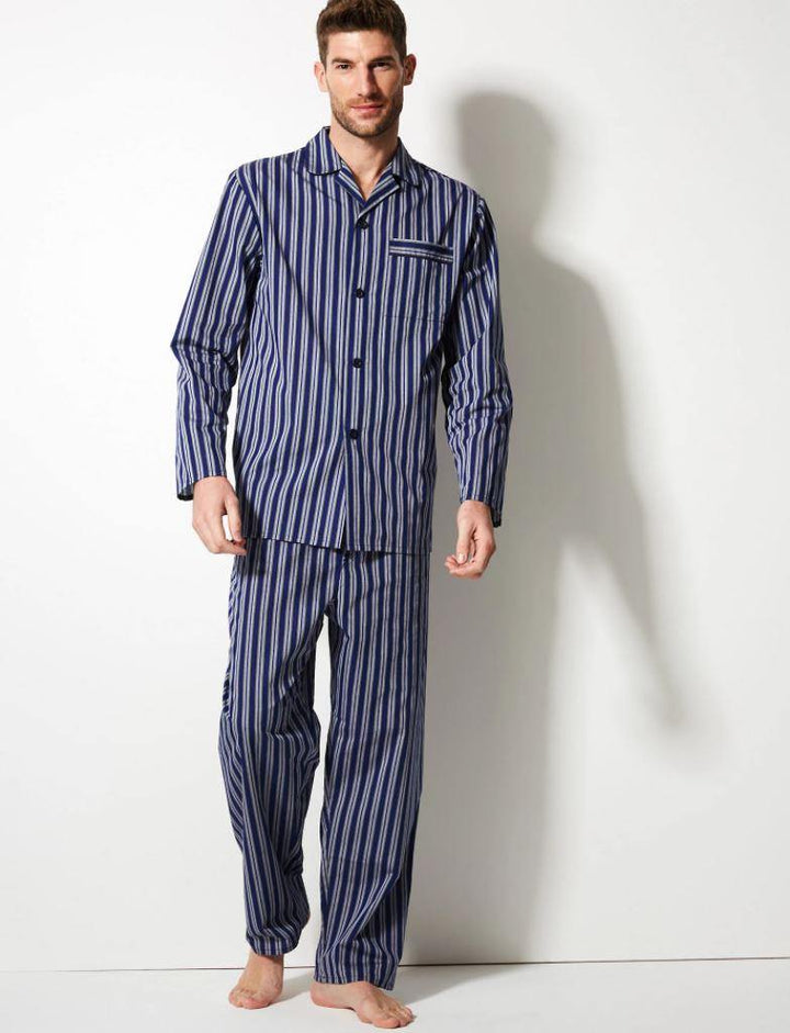 M&S Mens Woven Night Suit T07/1571