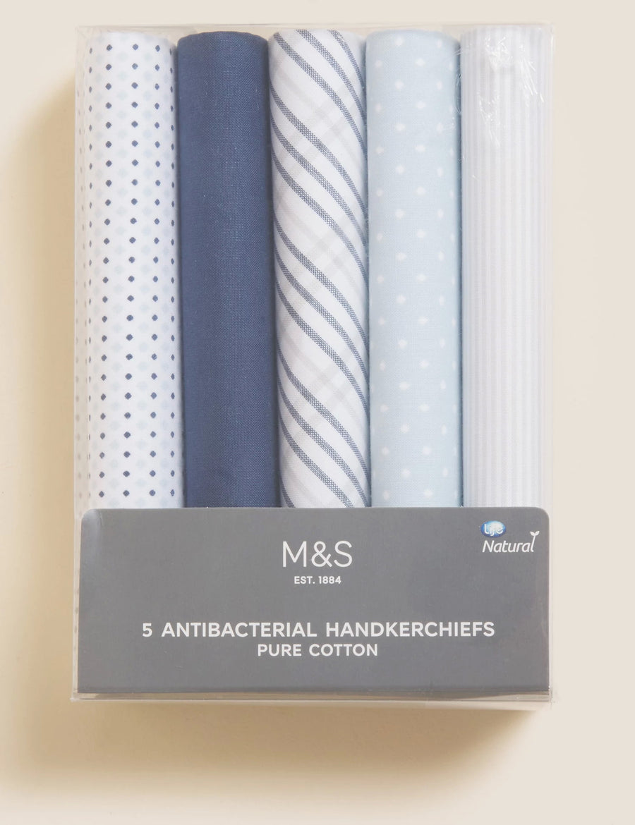 M&S Men Cotton Handkerchief T09/9141
