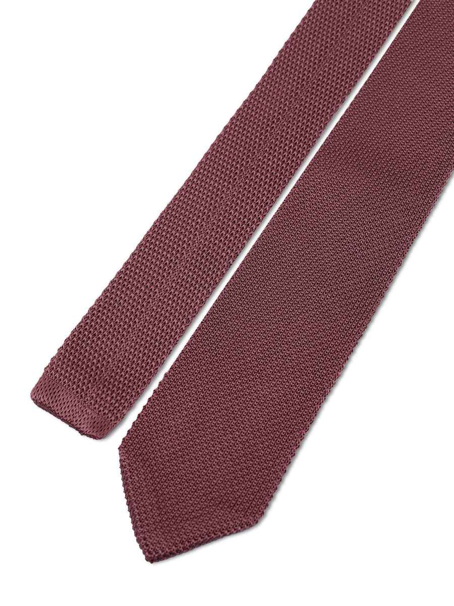TM Lewin Mens Knitted Plain Silk Tie 63547