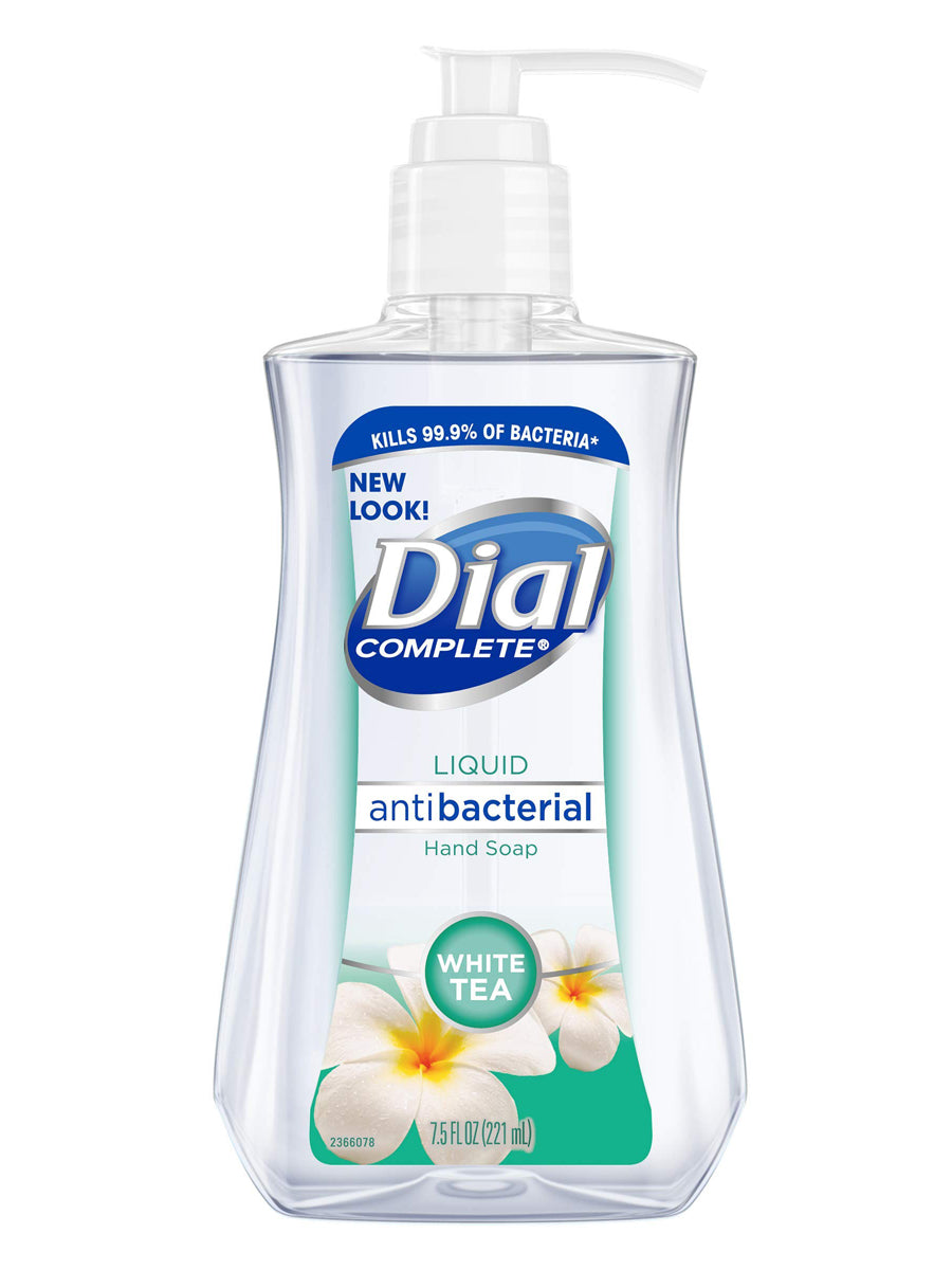 Dial Liquid Antibacterial White Tea Hand Soap 221ml 02660