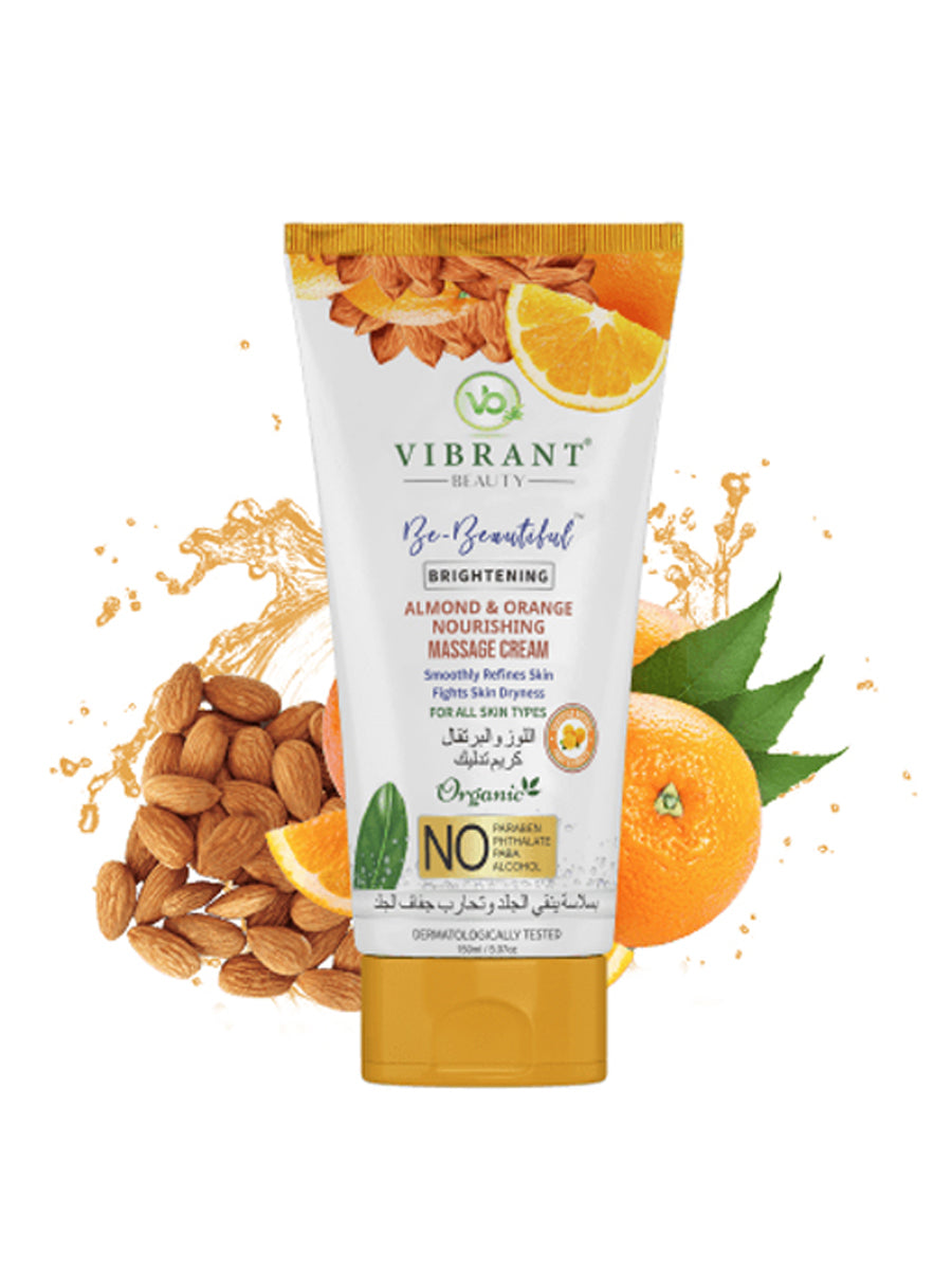 Vibrant Almond & Orange Massage Cream 150ml