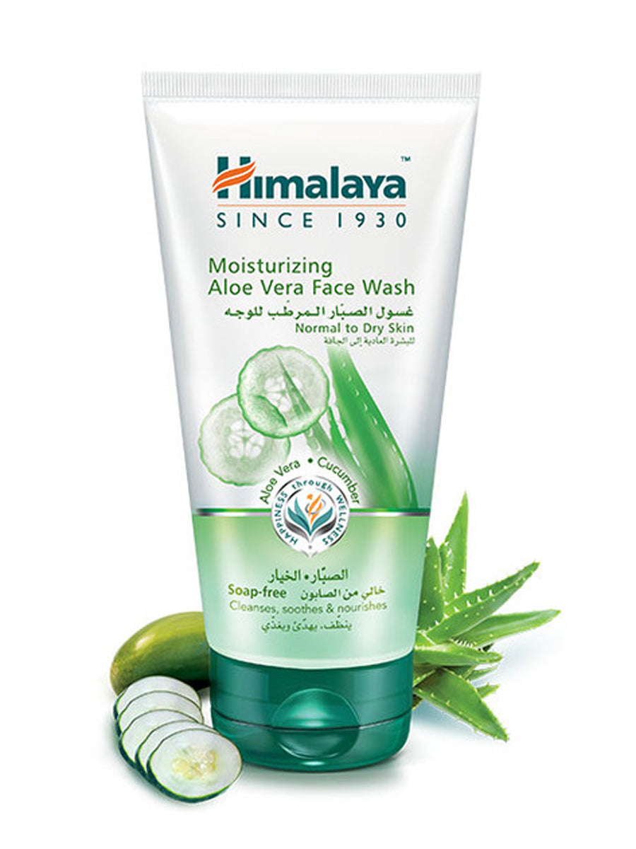 Himalaya Moisturizing Aloe Vera Face Wash Normal Dry Skin 150ml