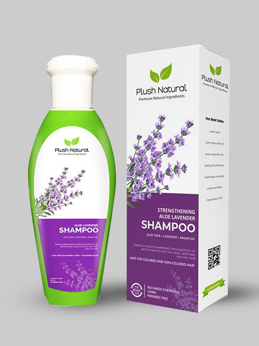 Plush Natural Aloe Lavender Shampoo 160ml