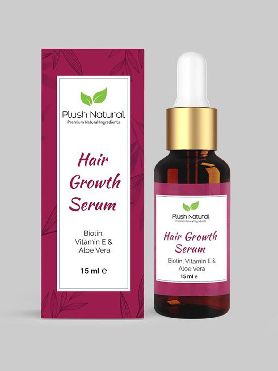 Plush Natural Hair Growth Serum 15ml